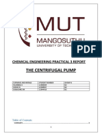 Centrifugal Pump Practical Report