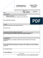 Detailed Lesson Plan Template