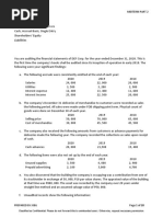 Auditing Problems Midterm