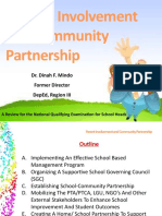 Parents Involvement and Community Partnership