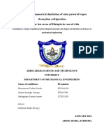 Modelling and Numerical Simulation of Solar Powered Vapor Absorption Refrigeration System For Hot Areas of Ethiopia in Case of Afar