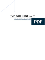 Types of Contract