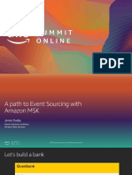 A Path To Event Sourcing With Amazon MSK - James Ousby