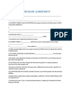 Purchase Agreement Template