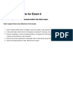 Practice Problems For Exam 3: We've Compiled Some Exercises Before The Third Exam