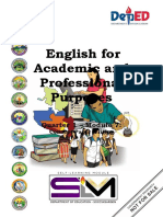 English For Academic and Professional Purposes: Quarter 1