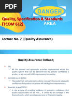 Establish Quality Standards