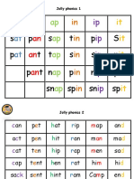 Jolly Phonics Words List