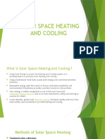 Solar Space Heating and Cooling