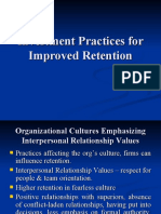 Investment Practices For Improved Retention