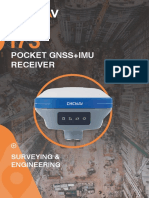 Pocket Gnss+Imu Receiver: Surveying & Engineering