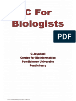 C For Biologists