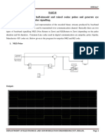 Simulate NRZ, RZ, Half-Sinusoid and Raised Cosine Pulses and Generate Eye Diagram For Binary Polar Signalling