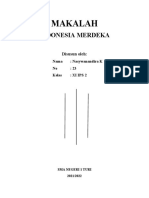 Makalah Sejarah Indo Kelas 11 Indonesia Merdeka