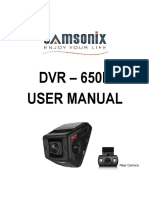 DVR - 650D User Manual