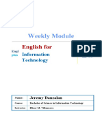 Module 10 - English For IT