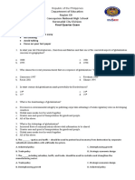 Last Quarter Exam - Trends