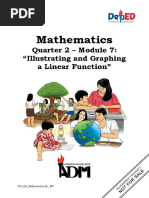 Math8 Q2 Mod7 IllustratingandGraphingaLinearFunction v3