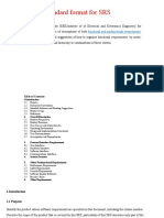 IEEE Standards For SRS1