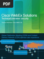 Cisco WebEx Security