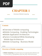 Overview of Mobile Computing