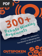 300+ Debate-Winning Arguments v.1