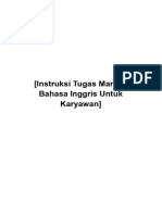 Pertemuan 3 Instruksi Tugas Mandiri Bahasa Inggris Untuk Karyawan