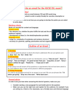 How To Write An Email For The IGCSE ESL Exam