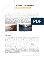 Module SCI101 EARTH SCI MASS WASTING