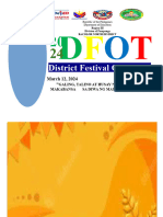 Tarpaulin District Festival of Talents