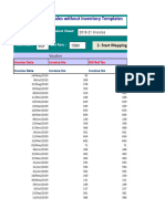 Sales Without Inventory Template 2019-20