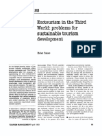 LU8 Ecotourism in The Third World Problems For Sustainable Development