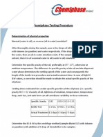 Chemiphase Oilfield Demulsifier Testing Procedure