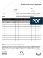 As Livestock Inventory Calculation Form