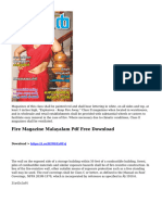 Fire Magazine Malayalam PDF