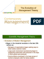 Evolution of Management