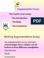 Writing Argumentative Essay