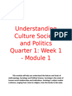 Module 1 - Week 1 in Ucsp Grade 11 Abm