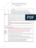 Examen Final - Redaccion II