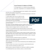 16 Ejercicios para Fomentar La Confianza en Si Mismo