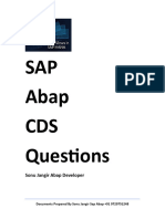 CDS View Questions