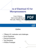 The Future of Electrical I/O For Microprocessors: Frank O'Mahony Intel Labs, Hillsboro, OR USA