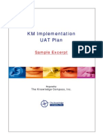 KM UAT Plan - Sample