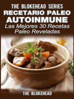 Recetario Paleo Autoinmune: ¡Las mejores 30 recetas Paleo reveladas!