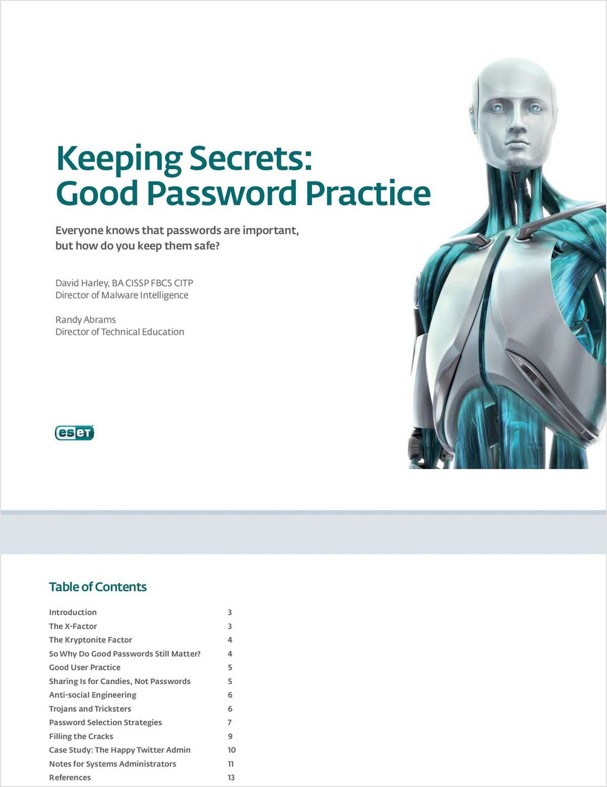 Keeping Secrets: Good Password Practice