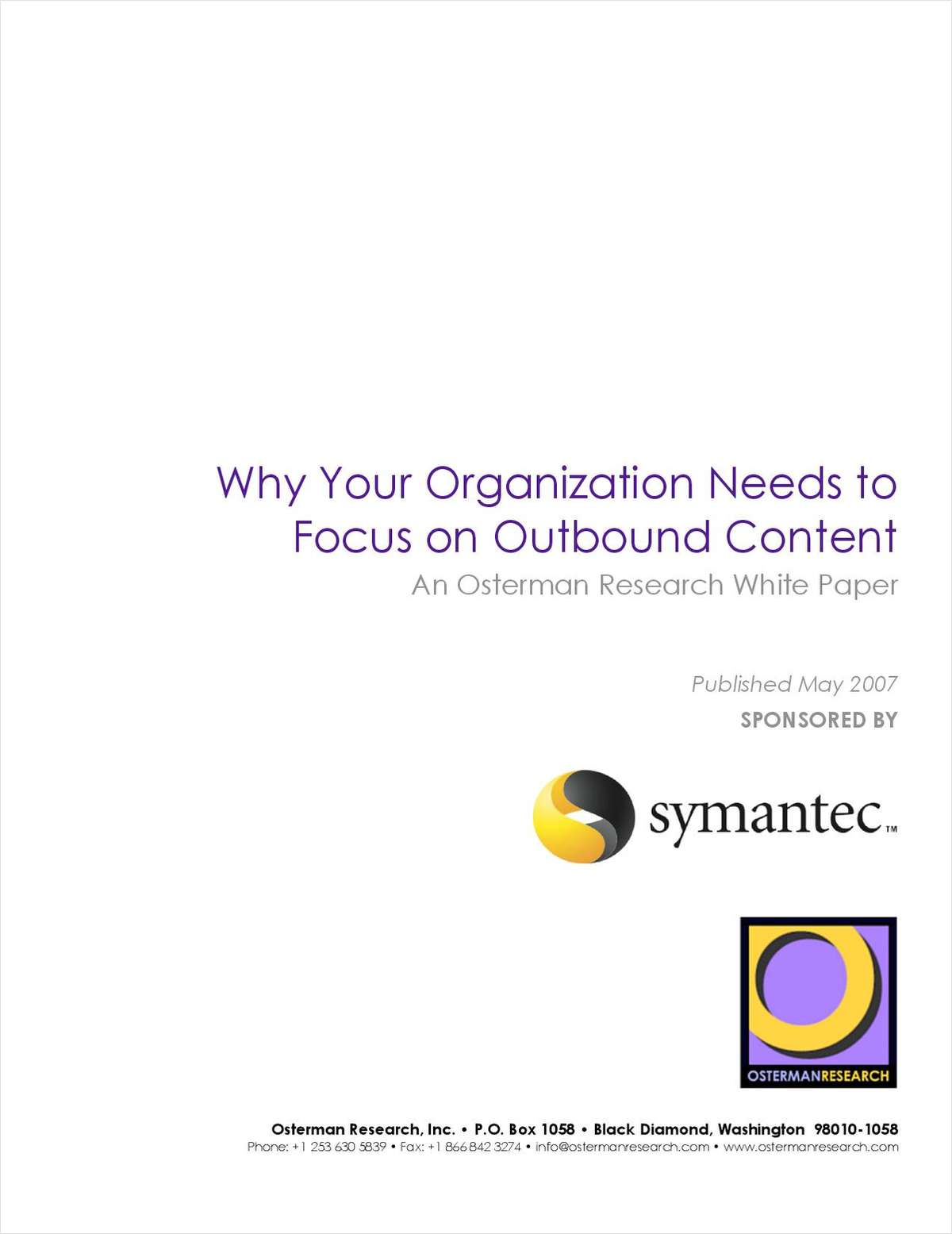 Why Your Organization Needs to Focus on Outbound Content