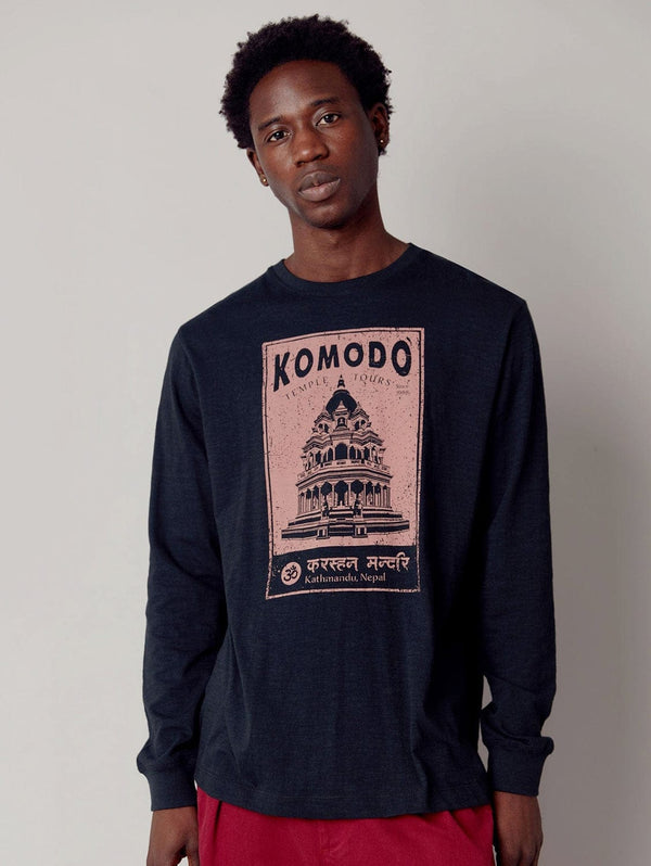 KOMODO Dunbar Temple Men's Organic Cotton Top | Black S