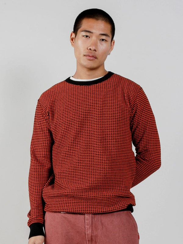 KOMODO Hasan Men's Organic Cotton Jumper | Orange