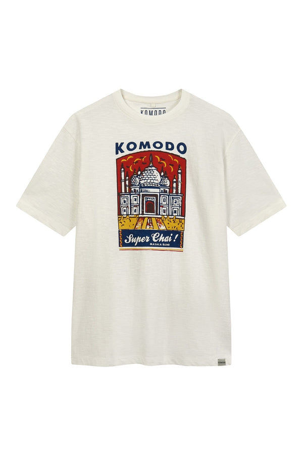 KOMODO SUPER CHAI GOTS Organic Cotton Tee - Off White