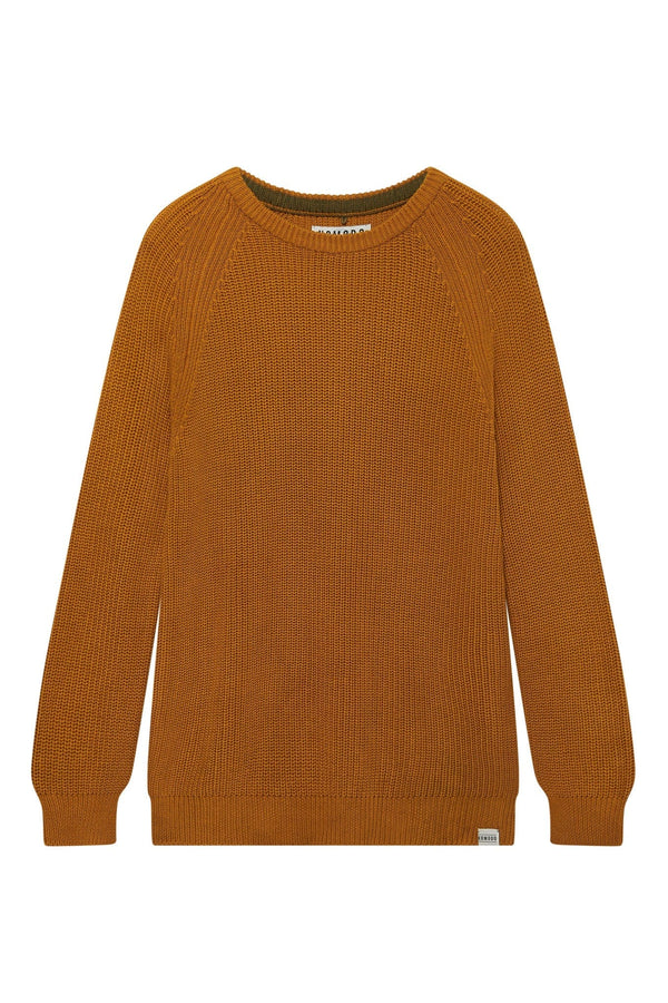 KOMODO Sergio Women's Organic Cotton Jumper | Mustard UK8 / EU36 / US4